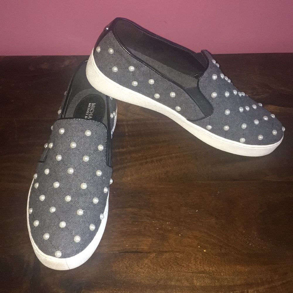 Pearl Embellished Michael Kors Sneaks!